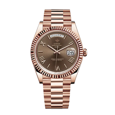 Reloj Frederick | Líneas precisas y estilo clásico de día y fecha | 40 mm