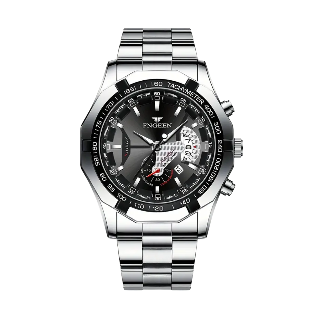 Reloj de pulsera para hombres Scott con gran dial creativo de 44 mm