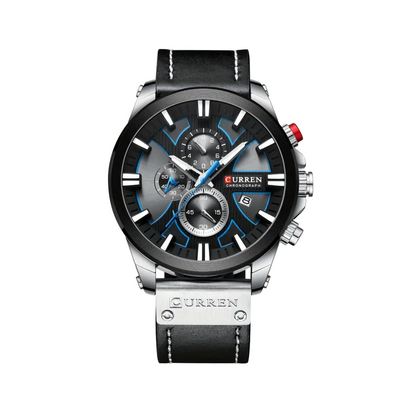 Easton | Reloj de cuarzo multifunción que brilla en la oscuridad para hombre | 49 mm