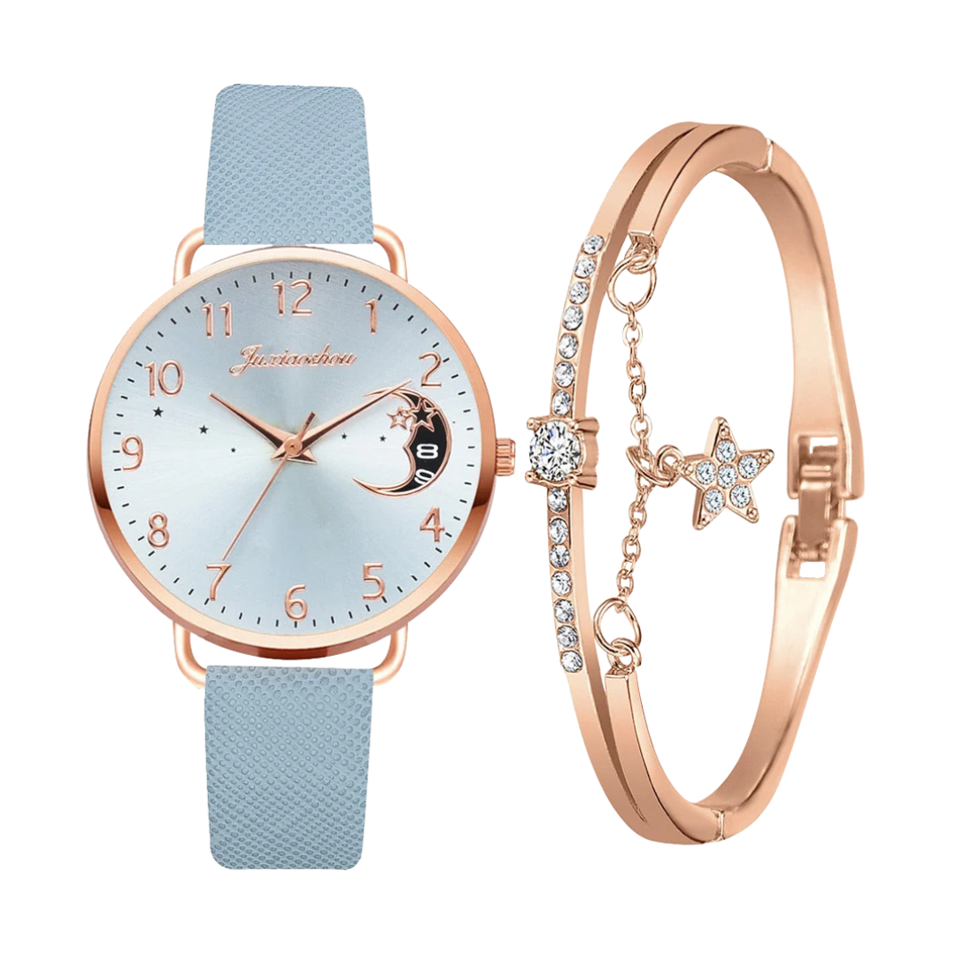 Sierra | Reloj con esfera lunar y pulsera | 36 mm