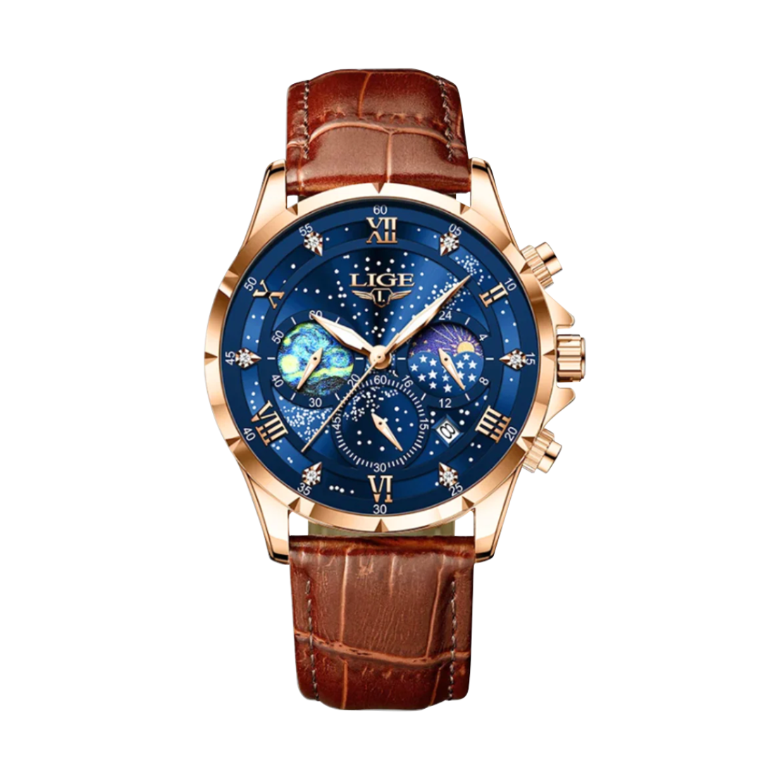 Jack | Reloj de fase lunar refinado | 42 mm