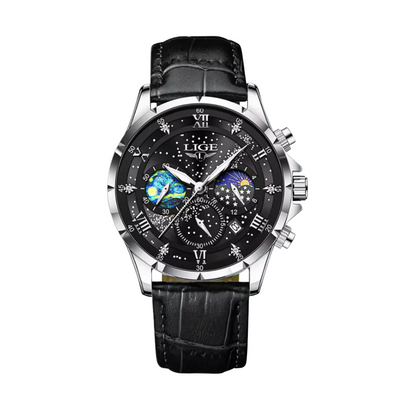 Jack | Reloj de fase lunar refinado | 42 mm