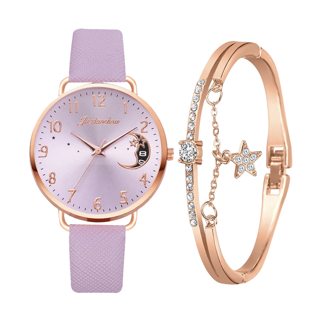 Sierra | Reloj con esfera lunar y pulsera | 36 mm