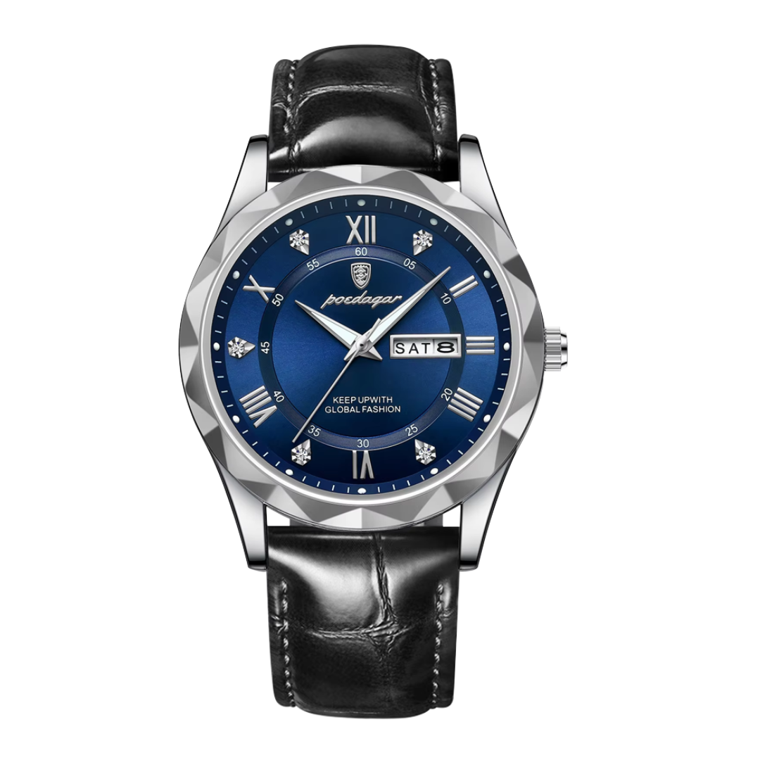 Levi | Reloj de cuarzo para hombre con fecha y día de la semana | 41 mm