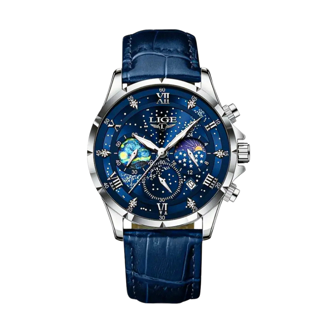 Jack | Reloj de fase lunar refinado | 42 mm