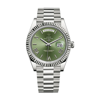 Reloj Frederick | Líneas precisas y estilo clásico de día y fecha | 40 mm