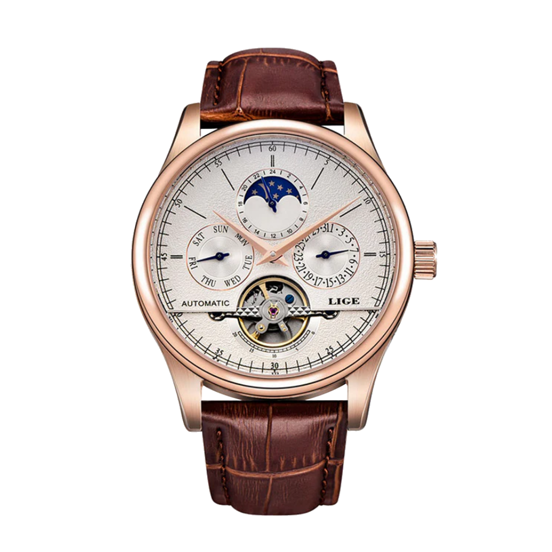 Samuel | Reloj mecánico con calendario | 43 mm