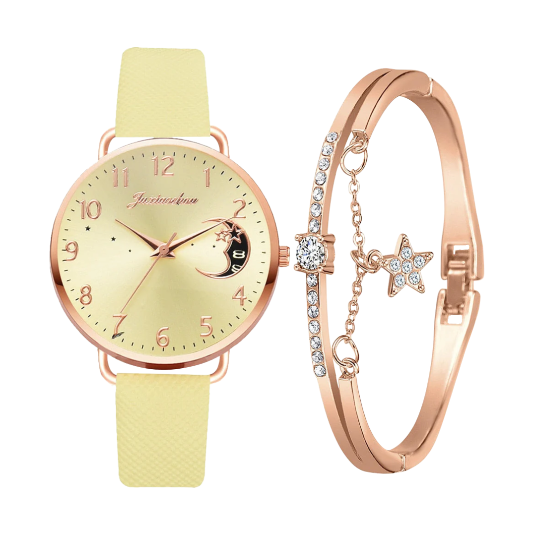 Sierra | Reloj con esfera lunar y pulsera | 36 mm