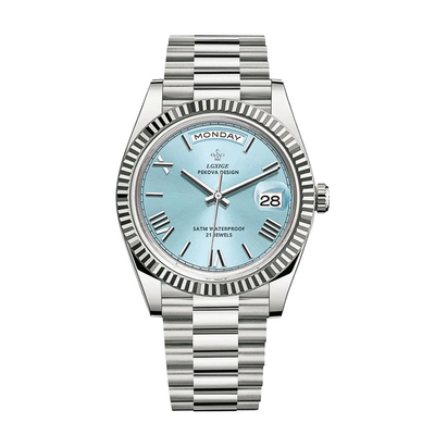 Reloj Frederick | Líneas precisas y estilo clásico de día y fecha | 40 mm