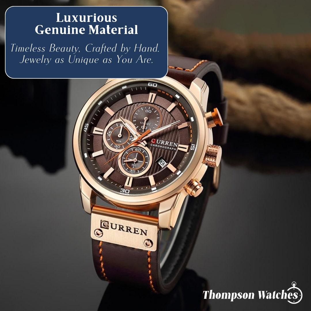 Nathan | Reloj de pulsera cronógrafo multifuncional | 46 mm