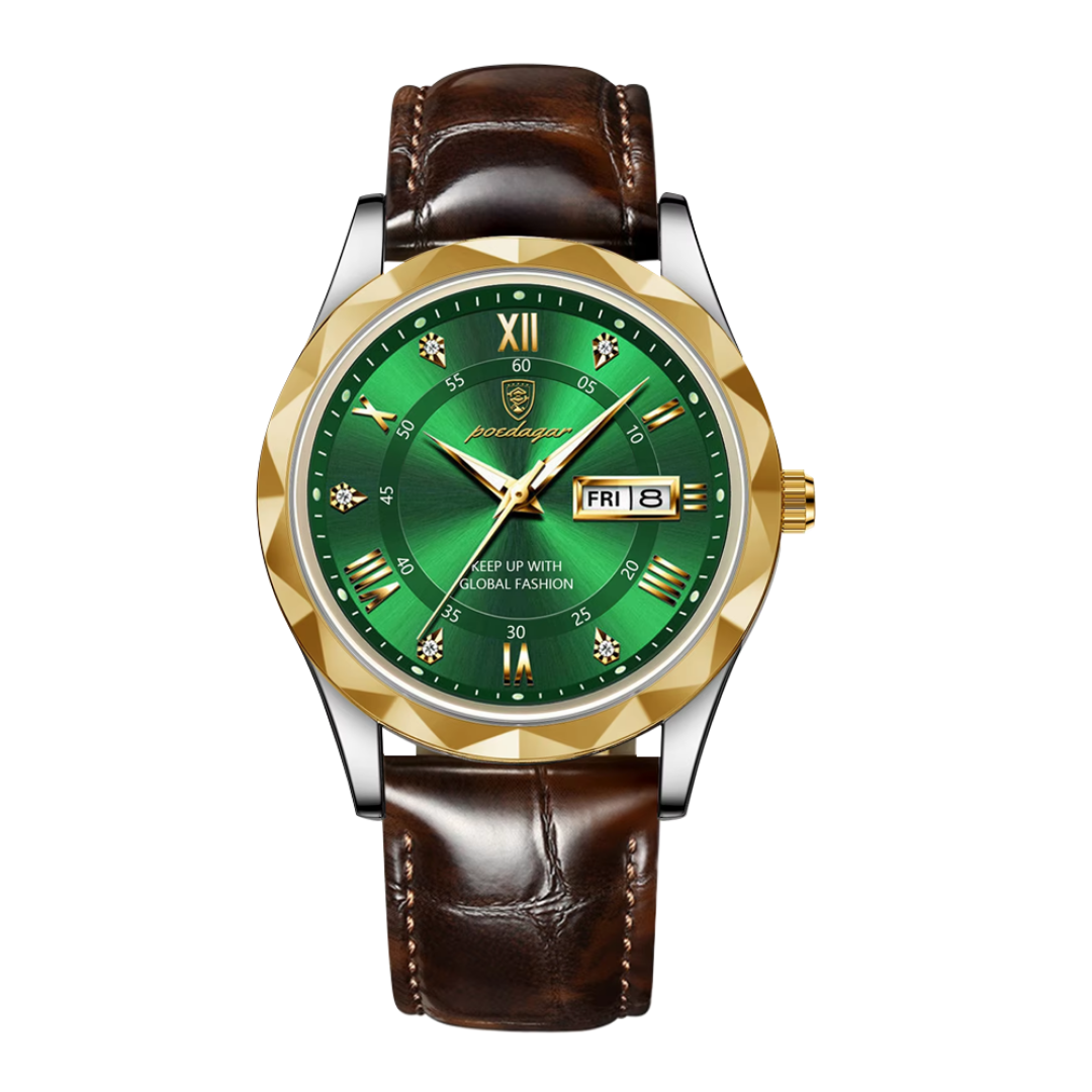 Levi | Reloj de cuarzo para hombre con fecha y día de la semana | 41 mm