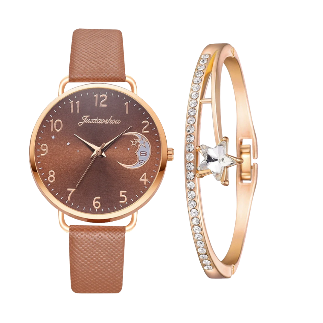 Sierra | Reloj con esfera lunar y pulsera | 36 mm