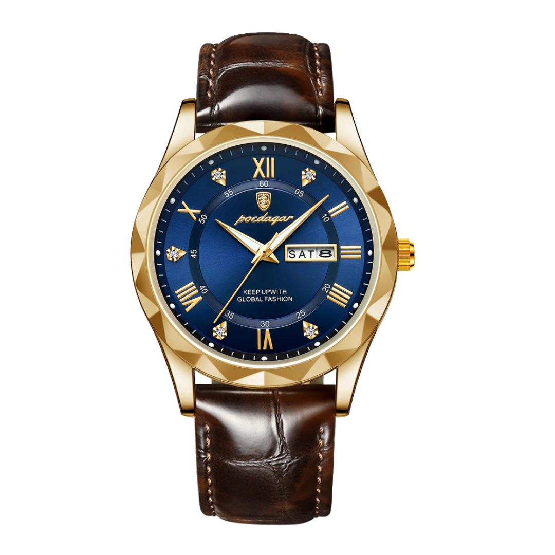 Levi | Reloj de cuarzo para hombre con fecha y día de la semana | 41 mm