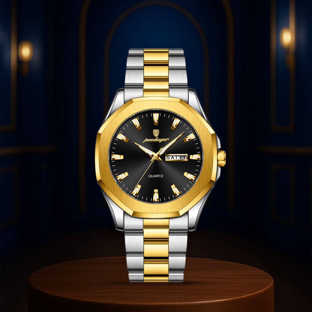 Miles | Reloj Moderno de Acero Estilo Diario Elegante | 42mm