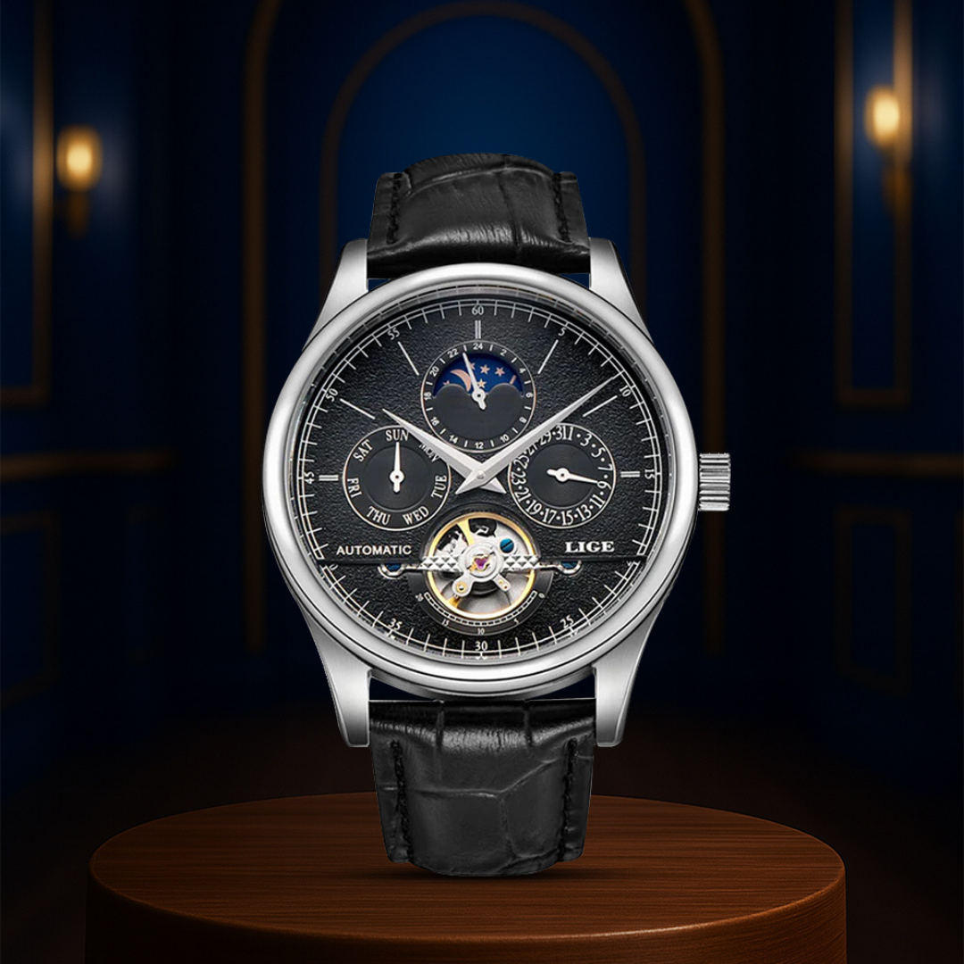 Samuel | Reloj mecánico con calendario | 43 mm