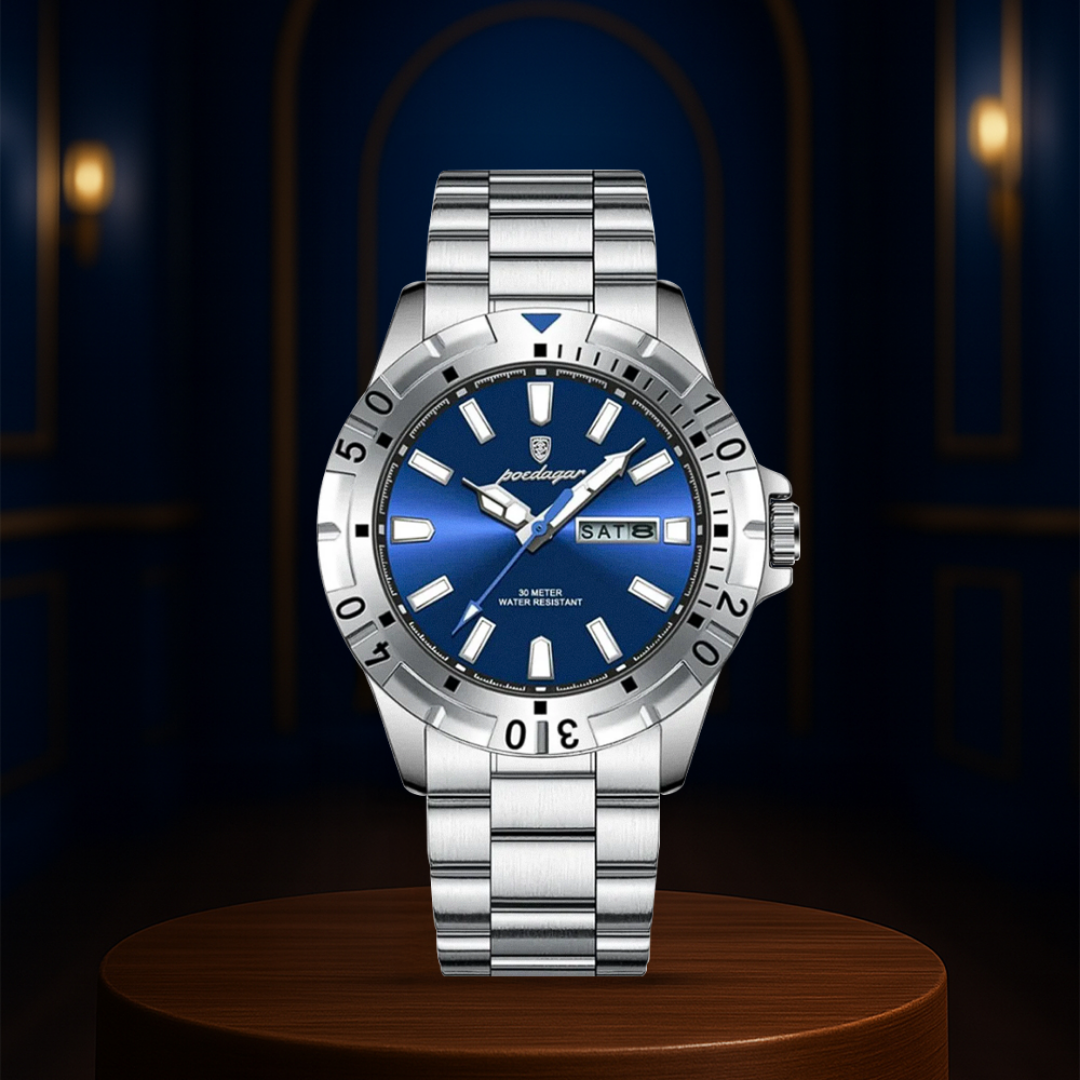 Maverick | Reloj Deportivo con Bisel Giratorio de Acero Inoxidable | 42 mm