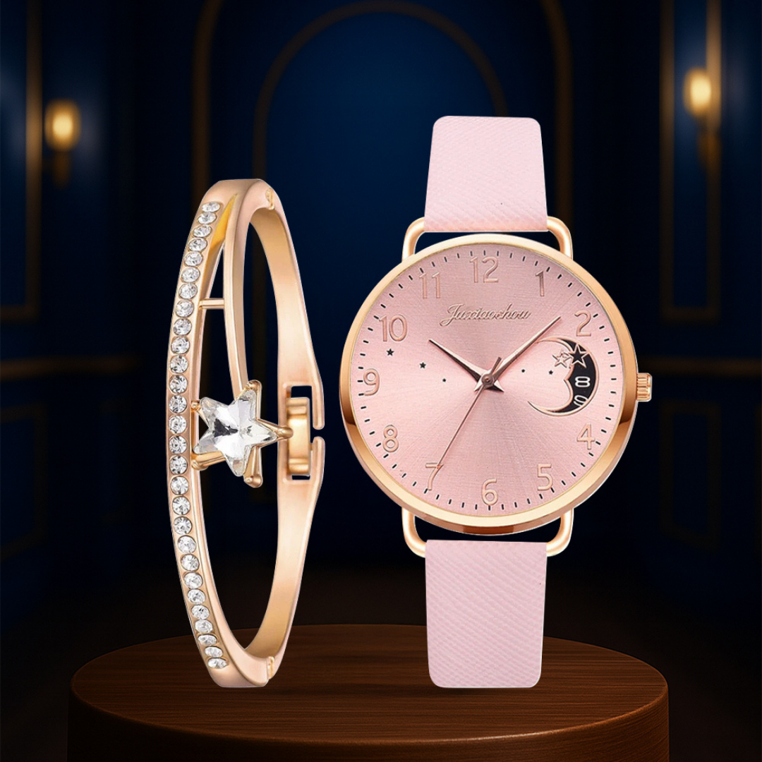 Sierra | Reloj con esfera lunar y pulsera | 36 mm