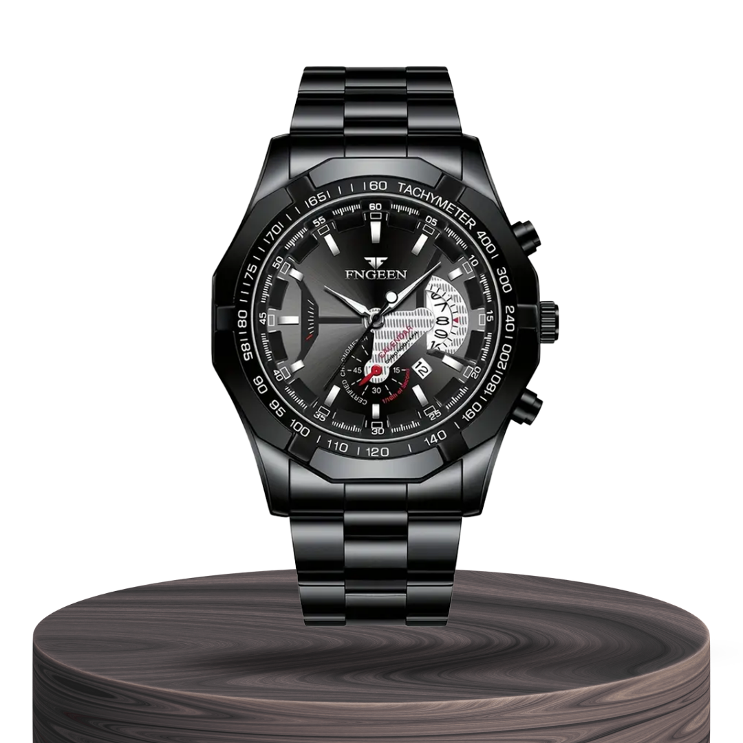 Reloj de pulsera para hombres Scott con gran dial creativo de 44 mm