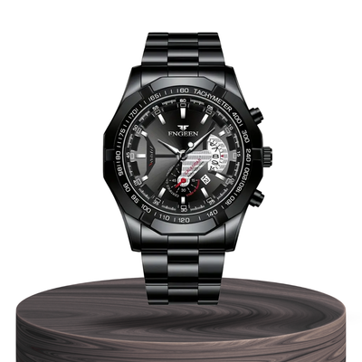 Reloj de pulsera para hombres Scott con gran dial creativo de 44 mm