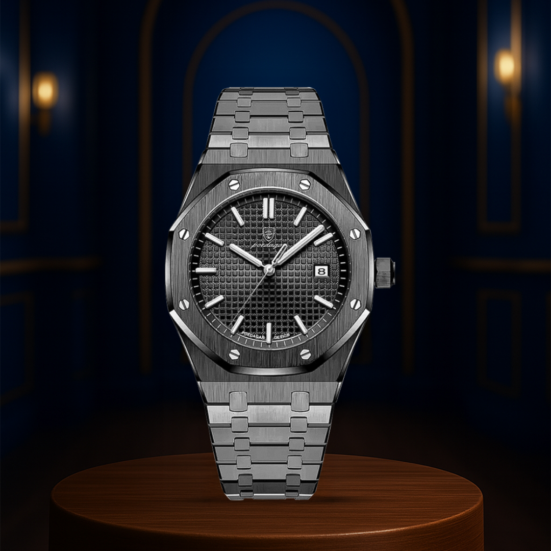 Julian | Elegancia Refinada con un Lujoso Bisel Octagonal | 40mm