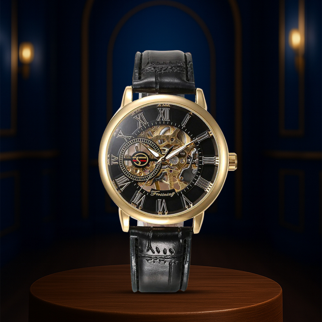 Peter | Reloj Mecánico de Numerales Romanos para Hombres de Moda | 40mm