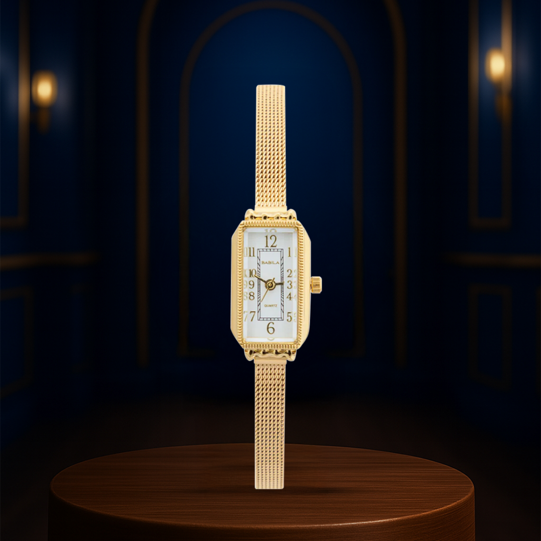 Bellevue | Reloj de pulsera para mujer con bisel de cristal | 38 mm