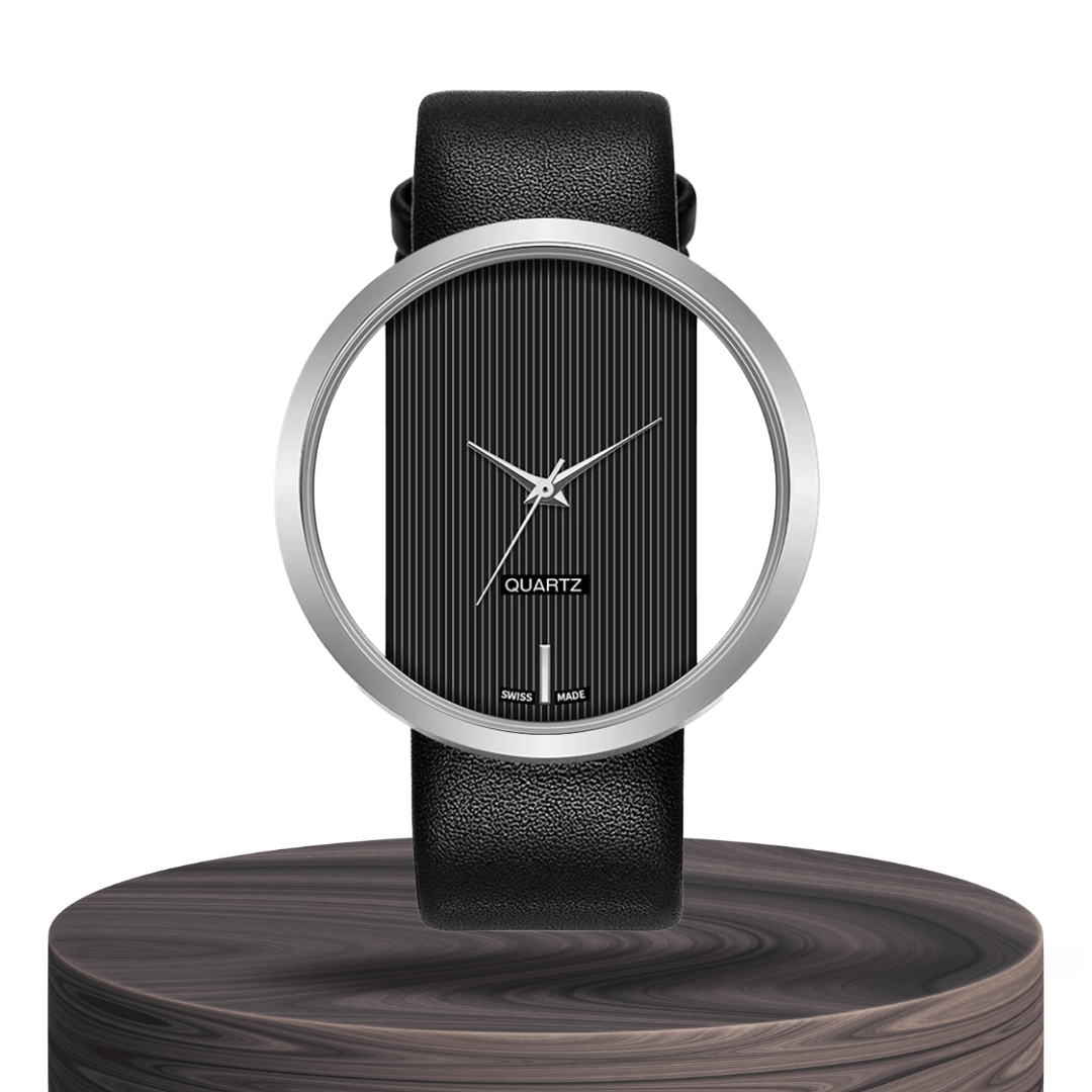 Reloj Minimalista Transparente para Hombre Mark | 40 mm