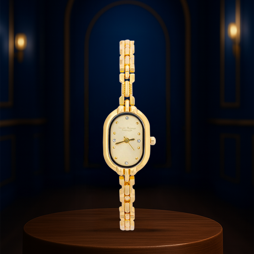 Liana | Reloj clásico dorado para mujer | 36 mm
