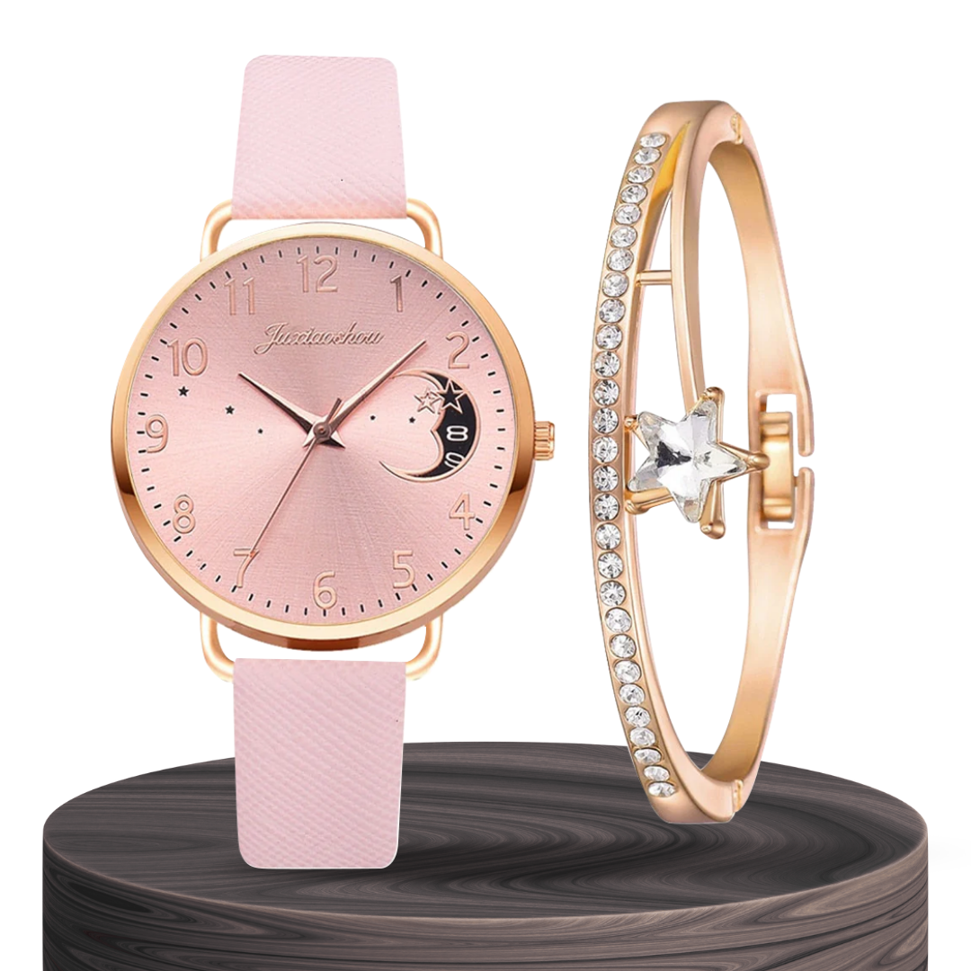 Sierra | Reloj con esfera lunar y pulsera | 36 mm