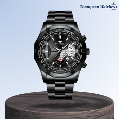 Reloj de pulsera para hombres Scott con gran dial creativo de 44 mm