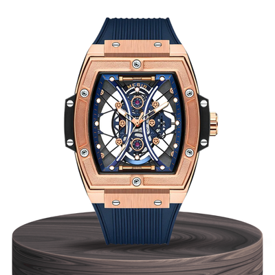 Ryker | Caja de Tonneau Impactante Con Estilo Futurista y Construcción en Esqueleto Reloj | 42mm