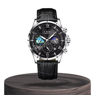 Jack | Reloj de fase lunar refinado | 42 mm