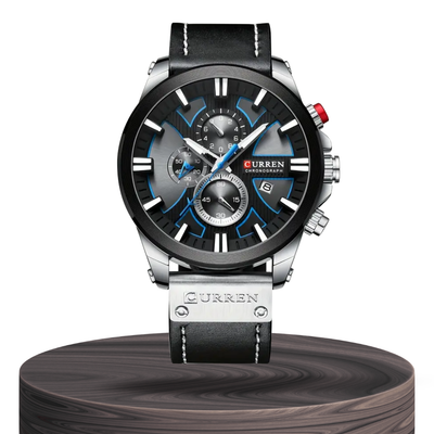 Easton | Reloj de cuarzo multifunción que brilla en la oscuridad para hombre | 49 mm