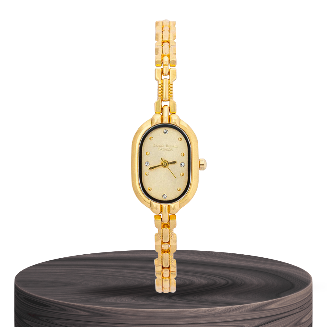 Liana | Reloj clásico dorado para mujer | 36 mm