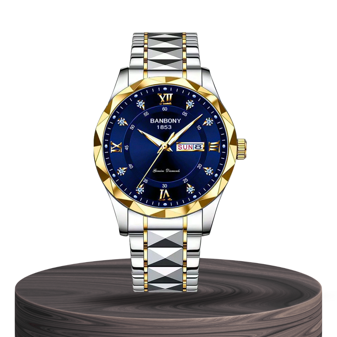 Sean | Reloj multifunción con correa de acero inoxidable | 40 mm