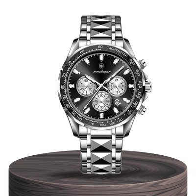 Reloj Zane con esfera deportiva elegante y cronógrafo de declaración | 44.5 mm