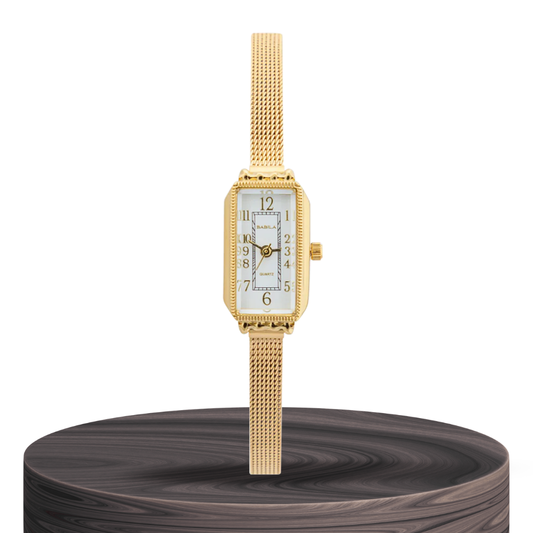 Varella | Reloj de malla para mujer con esfera rectangular | 30 mm
