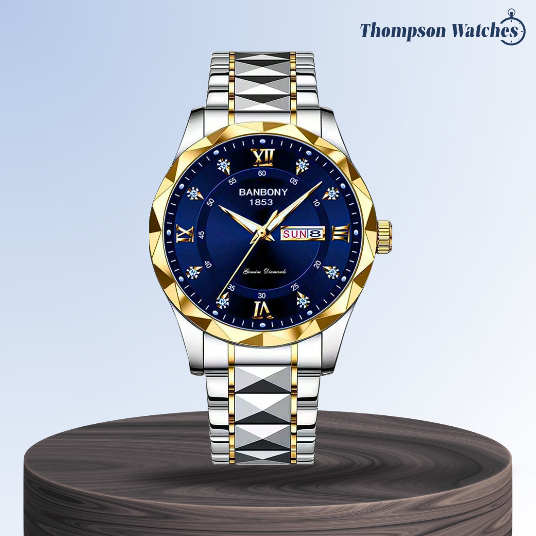 Sean | Reloj multifunción con correa de acero inoxidable | 40 mm