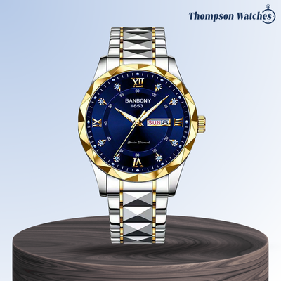 Sean | Reloj multifunción con correa de acero inoxidable | 40 mm