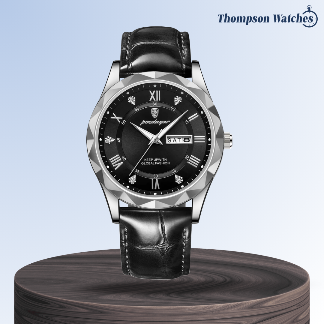 Levi | Reloj de cuarzo para hombre con fecha y día de la semana | 41 mm