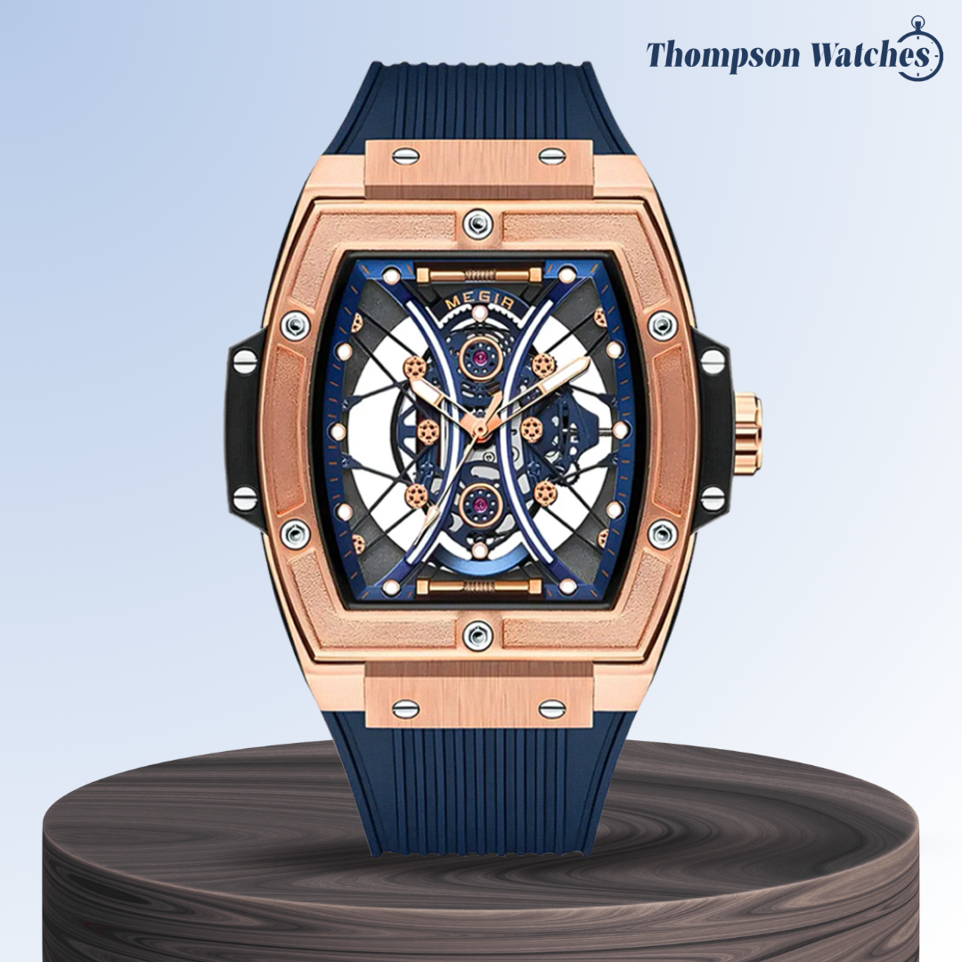 Ryker | Caja de Tonneau Impactante Con Estilo Futurista y Construcción en Esqueleto Reloj | 42mm