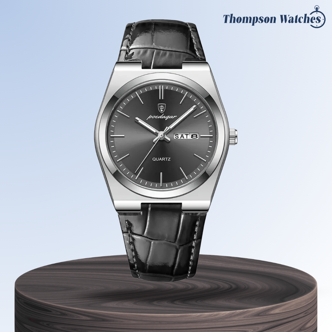 Asher | Reloj informal de negocios con calendario | 40 mm