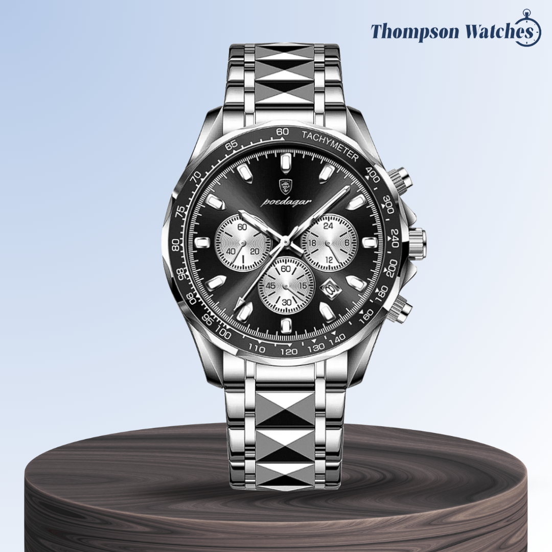 Reloj Zane con esfera deportiva elegante y cronógrafo de declaración | 44.5 mm