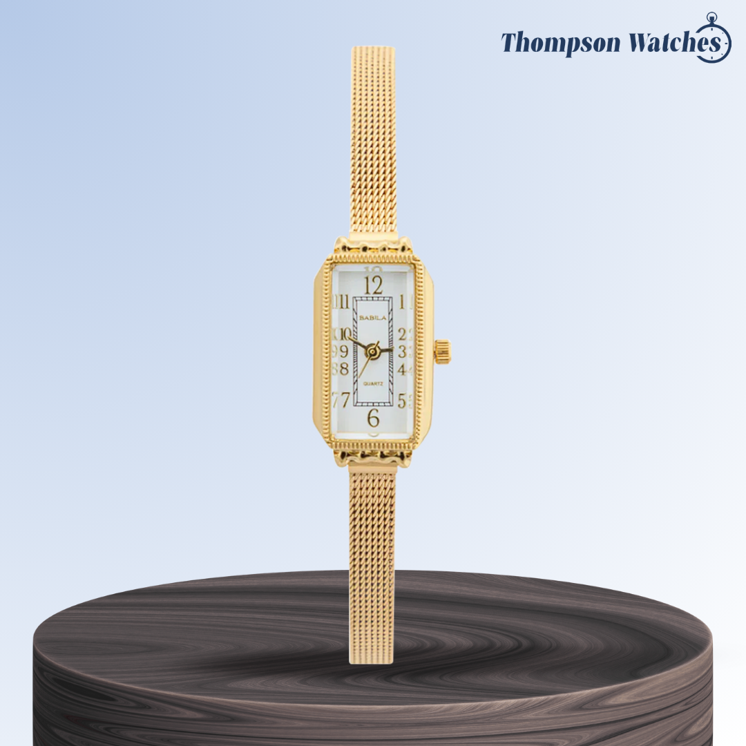 Varella | Reloj de malla para mujer con esfera rectangular | 30 mm