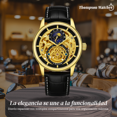 Blake | Reloj mecánico esquelético con indicación de fase lunar | 44 mm