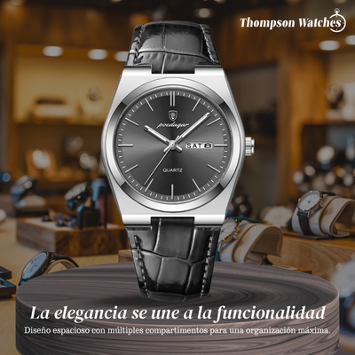 Asher | Reloj informal de negocios con calendario | 40 mm