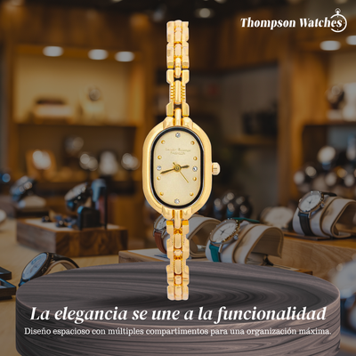 Liana | Reloj clásico dorado para mujer | 36 mm