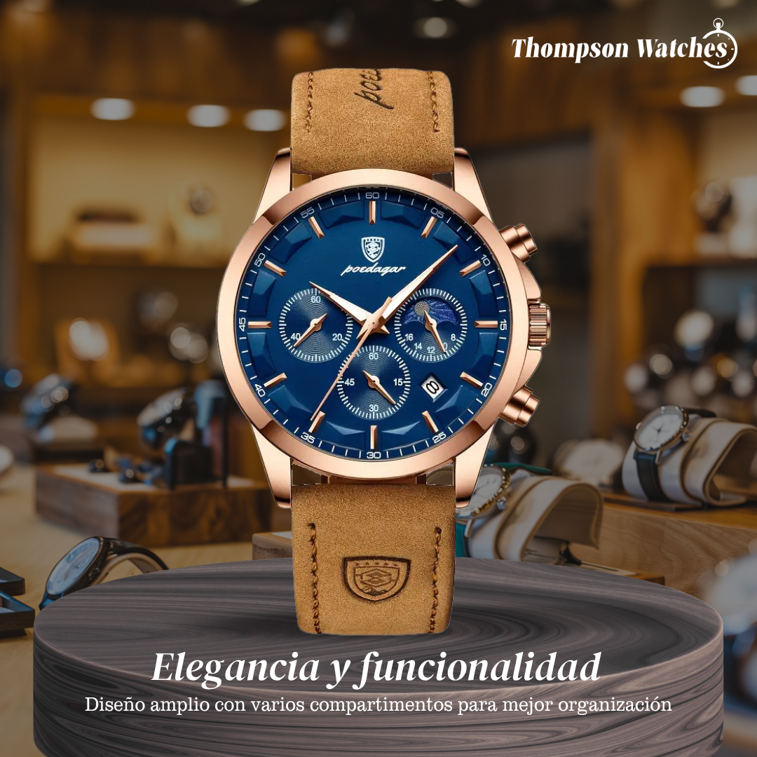 Samuel | Reloj cronógrafo multifuncional y elegante para hombre | 42 mm