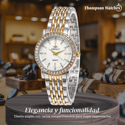 Aurivelle | Elegante reloj de lujo para mujer | 30 mm