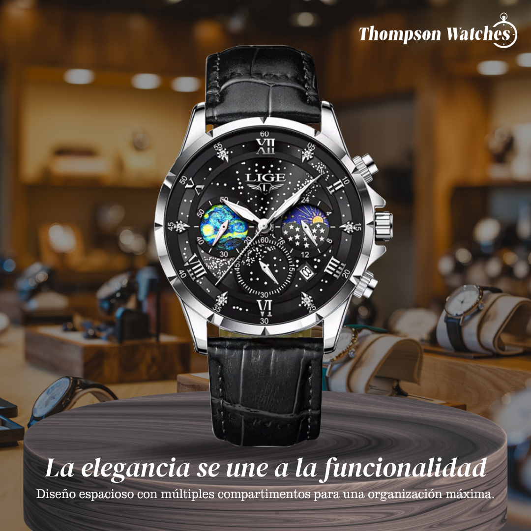 Jack | Reloj de fase lunar refinado | 42 mm